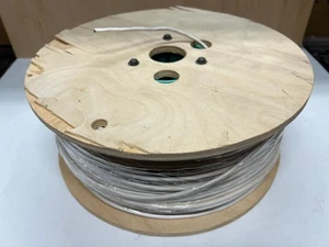 1000FT Security Cable 22/6 Stranded Shielded CCA Fire Burglar Alarm CCTV - White - Picture 1 of 3