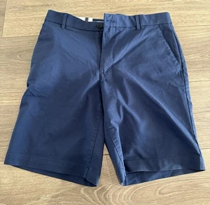 Izod Blue Ultra Flex Performance Shorts Größe 30 neu mit Etikett marineblau 9,5 Schrittlänge - Bild 1 von 6