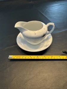 Summit Stardust MCM Creamer And Saucer Atomic Age Really Cool - Picture 1 of 6
