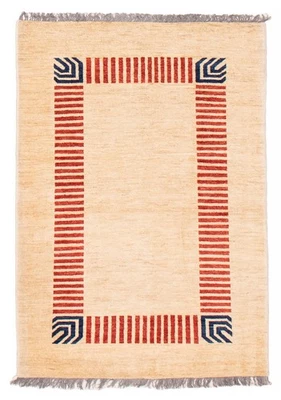 4'3" x 5'7" Hand Knotted Area Rug Traditional Oriental Wool Carpet - Image 1 of 4