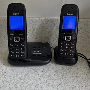Gigaset AL415A twin cordless phones with answering machine and two bases - Zdjęcie 1 z 4