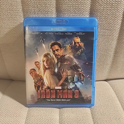 Iron Man 3 (Blu-ray/DVD, 2013, 2-Disc Set) Foto 1 de 3