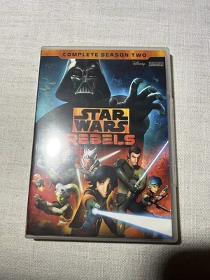 Star Wars Rebels: The Complete Season 2 Disney w/ Inserts 4 DVD Set Very Good - Image 1 of 4