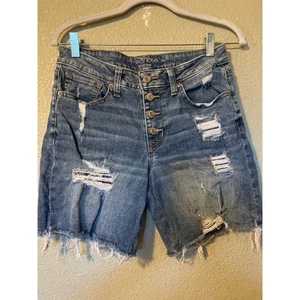 Maurice’s Midrise Damen Cut Off Shorts mit Knopfleiste - Bild 1 von 6