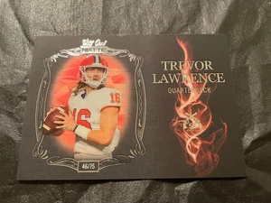 2021 Wild Card Matte MSG-1 Trevor Lawrence 46/75 Numbered Football Card - Picture 1 of 4