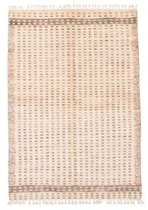 Traditional Hand-Knotted Tribal Carpet 5'4" x 7'11" Wool Area Rug - Picture 1 of 9