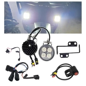 Kit de luces auxiliares LED 24W con conector para Honda Transalp XL750 2023 y más NUEVO - Imagen 1 de 6
