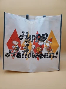 Peanuts Snoopy Halloween Reusable Shopping Bag Grocery Bag 19.5 x 17.5 x 7.25 In - Picture 1 of 7