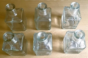 6 leere Glasflaschen, Dekoflaschen, Fläschchen, Deko - Bild 1 von 4