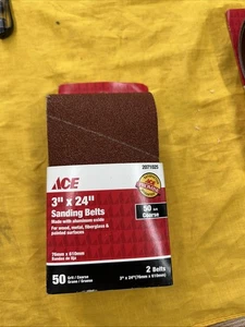ACE 50 Grit Coarse Sanding Belts 2 Belts (2071025) FS - Picture 1 of 2