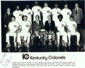 1972 1973 ABA KENTUCKY COLONELS 8X10 TEAM  PHOTO  BASKETBALL ABA NBA HOF - Picture 1 of 1