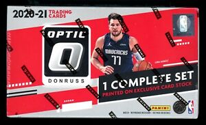 2020-21 Panini Donruss Optic NBA Basketball Complete Set w Purple Pulsar Pack