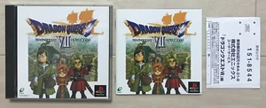 Dragon Quest VII 7 - PS Playstation Ps1 - Japan Vgood! Complete - Picture 1 of 4