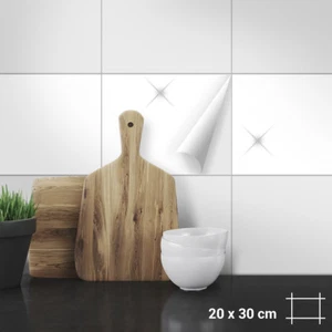 Fliesenaufkleber 20 x 30 cm für Küche, Bad, Dusche langlebig, Farben Matt Glanz - Bild 1 von 29