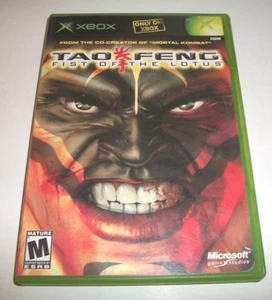 Tao Feng: Fist of the Lotus (Microsoft Xbox, 2003) juego y funda sin instrucciones - Imagen 1 de 1