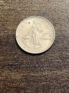 1966 Philippines 10 Ten Centavos Actual Coin TK8842* - Picture 1 of 3