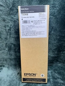 Cartucho de tinta negro mate Epson original julio 2025 T55K8 - Imagen 1 de 2