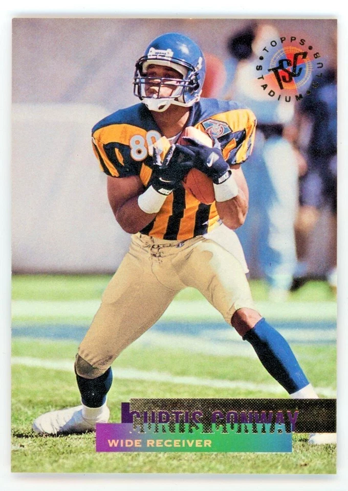 1995 Topps Stadium Club Curtis Conway Card #312 - Image 1 of 4