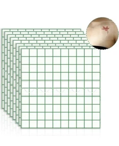8 Pack Tattoo Aftercare Bandage, 4x4in Waterproof Transparent Film For Tattoo - Picture 1 of 8