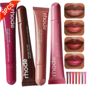 3X Rhode Skin Jelly Bean Peptide Lip Tint Raspberry Jelly Lip Balm 0.3oz/10ml - Picture 1 of 26