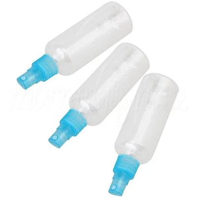 12PCS 100ml Travel Spray Bottles Empty Mist Plastic Refillable Liquid Containers - Image 1 of 4