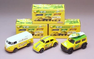 Majorette VW Beetle Volkswagen T1 Suzuki Jimny VLT (Vita Lemon Tea) - rare set - Bild 1 von 3