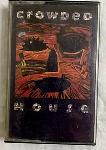 #7290 Crowded House Woodface Audio Cassette Vintage - Picture 1 of 4