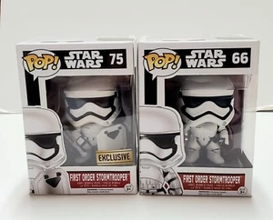Funko Pop Star Wars First Order Stormtrooper #66 and #75 Walgreen Exclusive - Picture 1 of 14
