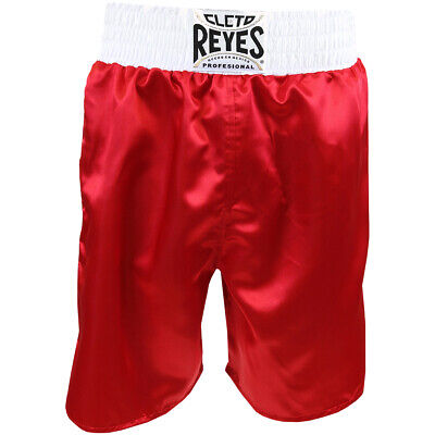 Cleto Reyes Satin Classic Boxing Trunks - Red...