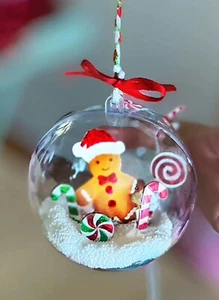 Totalmente juguete de Santa haz tu propio pan de jengibre pueblo juguete artesanal adorno de Navidad - Imagen 1 de 7
