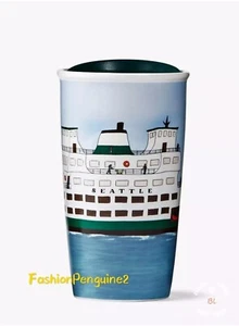 💝 STARBUCKS Double Wall SEATTLE 🛳 Ceramics Travel Tumbler 12oz, SOLD OUT - Picture 1 of 1