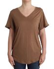 Galliano Brown shortsleeved Women's top Authentic