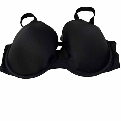 Motherhood Intimates 38DD Nursing Bra Solid Black Underwire #2177 - Image 1 of 4