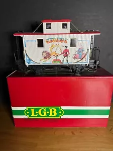 LGB 4165 VINTAGE CIRCUS BOBBER BEGLEITWAGEN SPUR G - Bild 1 von 7