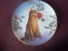 CAT PLATE CHEEK OF ARABY CATS AND FLOWERS SERIES BY IRENE SPENCER DANBURY MINT