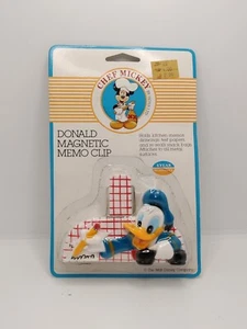 NEW RARE Hoan Ltd Walt Disney Vintage Donald Duck Bag Chip Clip Phone w/ Magnet  - Picture 1 of 4