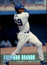1996 (EXPOS) Fleer Update Tiffany #U149 Sherman Obando