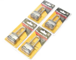 Candado de seguridad para vaso de 4 pines Master Lock 3DLHCOM, 2" grilletes, 1-9/16"" de ancho, 4 piezas - Imagen 1 de 3