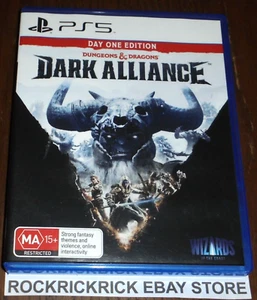 PLAYSTATION 5 GAME DUNGEONS & DRAGONS DARK ALLIANCE DAY ONE EDITION PAL - Picture 1 of 3
