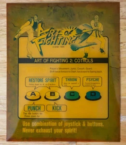 100% Authentic Neo Geo Mini Marquee ART OF FIGHT 2 - Bild 1 von 1