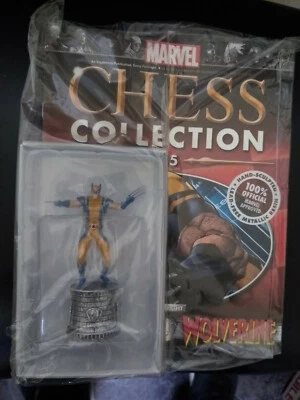 MARVEL EAGLEMOSS AJEDREZ COLL. PIEZA + MAG #55 WOLVERINE, ¡Nuevo y sin abrir! Foto 1 de 4