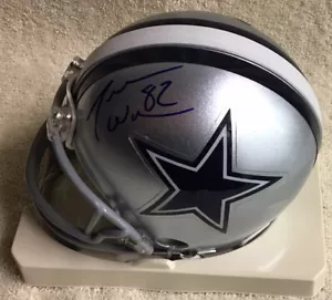 Dallas Cowboys Mini Helmet Autographed By JASON WITTEN - Picture 1 of 9
