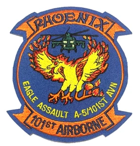 US ARMY PHOENIX "EAGLE ASSAULT" HELICOPTER PATCH A-5/ 101st AB AVIATION (USA1) - Bild 1 von 3
