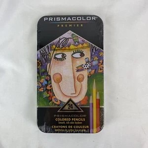Prismacolor Premier Colored Pencils, 24 Pack in Tin Box - Picture 1 of 3