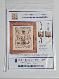 Frolic In The Foliage Cross Stitch Pattern Chart ONLY! Blue Ribbon Designs NEW! - Picture 1 of 6