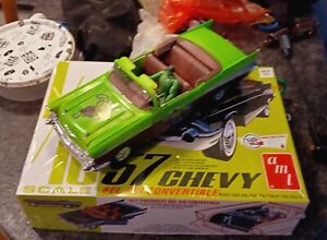 1/16 scale Incredible Hulk's Custom build Hot Rod amt 57 Chevy Bel Air Marvel