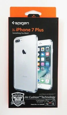 Lot of 51 NEW OEM SPIGEN Ultra Hybrid case iPhone 7 Plus & 8 Plus Crystal Clear - Image 1 of 2