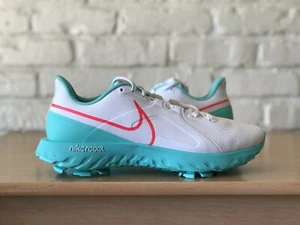Nike React Infinity Pro Golf Shoes South Beach Hot Punch Men's Size 9 Wide New - Picture 1 of 8