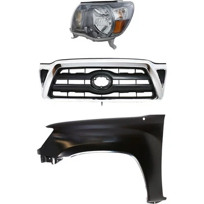 Headlight Kit For 2005-2008 Toyota Tacoma Driver Side Halogen with bulb(s) - Image 1 of 4