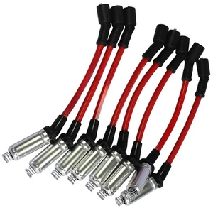 8Pcs Car Ignition Spark Plug Wire Set Cable 48322R For CHEVY For GM For BUICK H - Picture 1 of 11